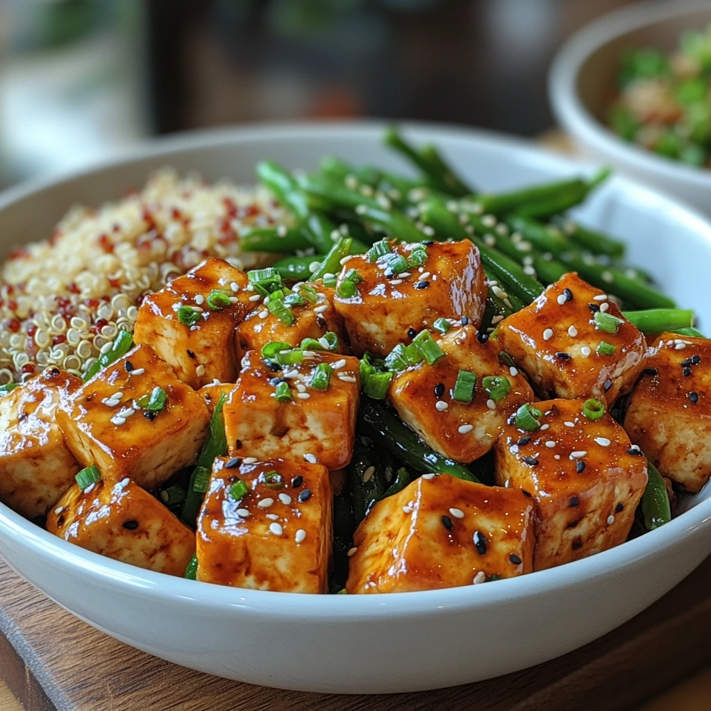 Tofu Stir-Fry with Green Beans