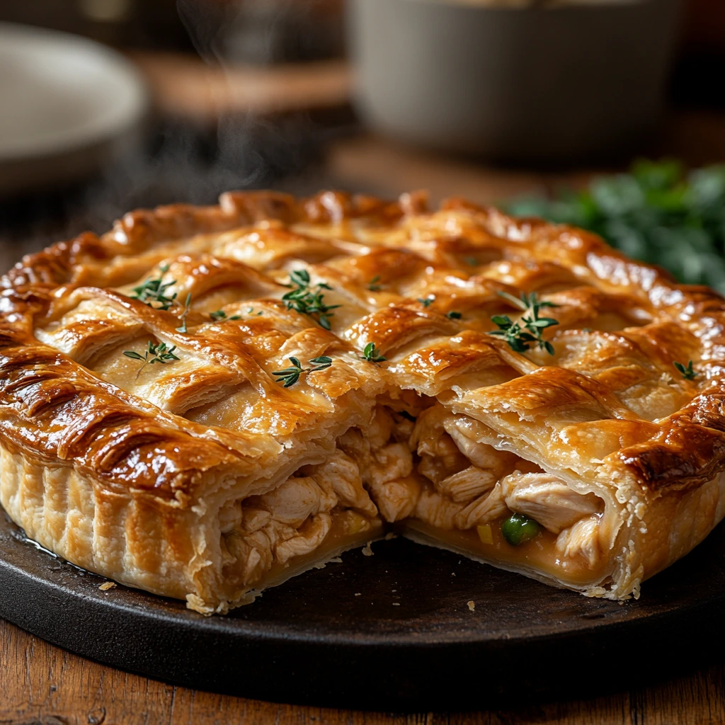 easy creamy chicken pie recipe